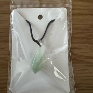 Howie Creations Green Pendant Necklace - NWOT